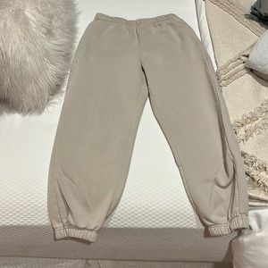 Aritzia Tan Sweatpants Size M